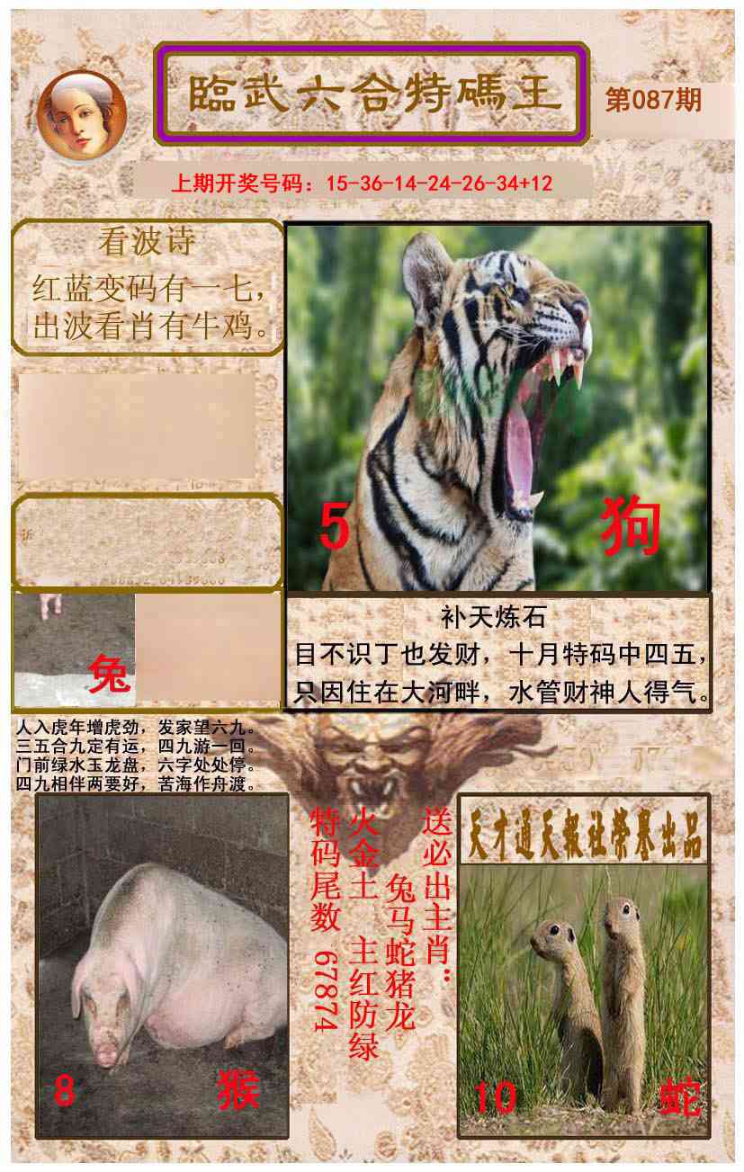 087期临武六合特码王[图]
